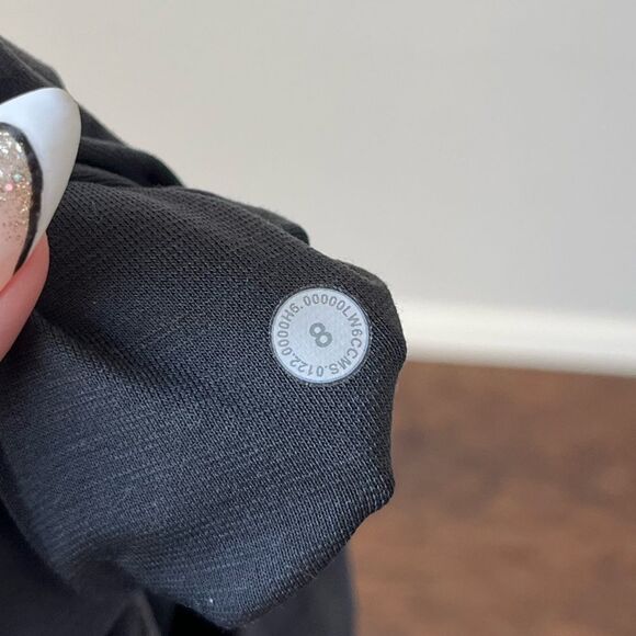 Lululemon Align High Rise Crop Diamond Dye Pitch Grey Size 8 - Picture 5 of 5